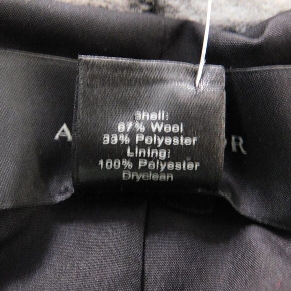 NEW Ann Taylor Wool Blend Car Coat Animal Print Black White Size Small - Picture 5 of 7